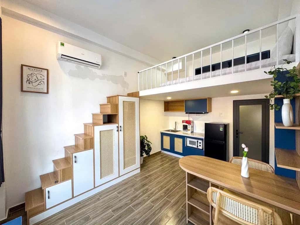 Cho thuê căn hộ chung cư Lê Quang Định Quận Bình Thạnh, TP.HCM – 1 phòng ngủ, giá 6.2 triệu