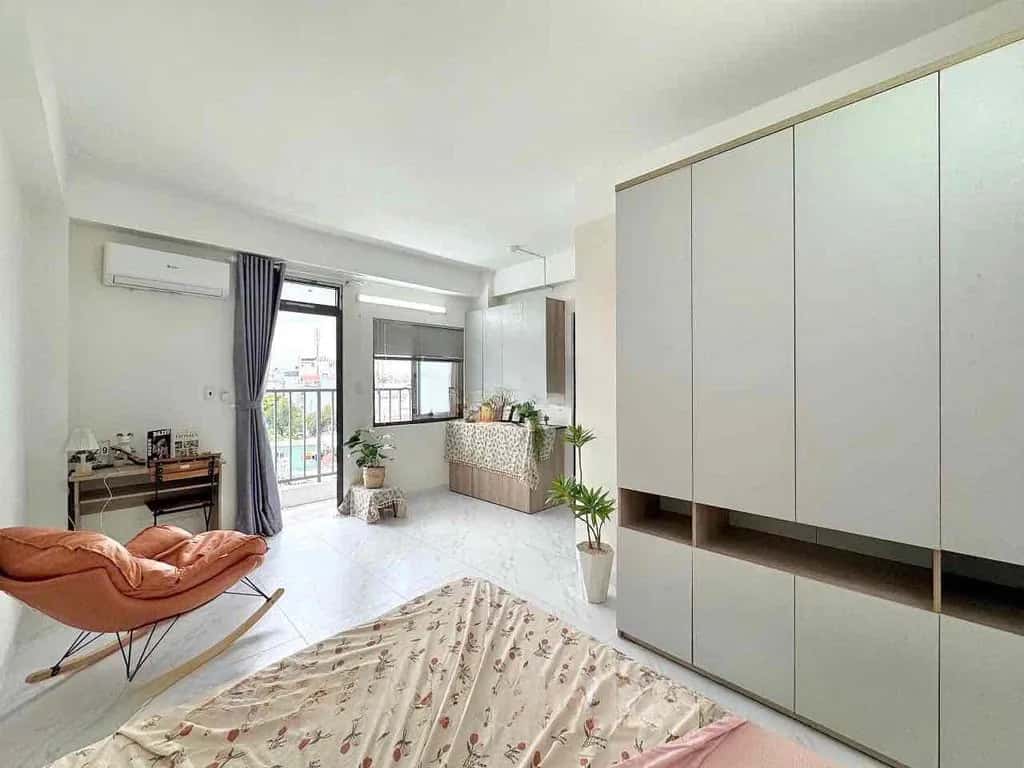 Cho thuê căn hộ dịch vụ Hẻm 14 Quận 12, TP.HCM – 1 phòng ngủ, giá 3.6 triệu