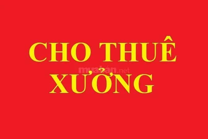 Cho thuê kho, nhà xưởng Hà Huy Giáp Quận 12, TP.HCM – giá 25 triệu