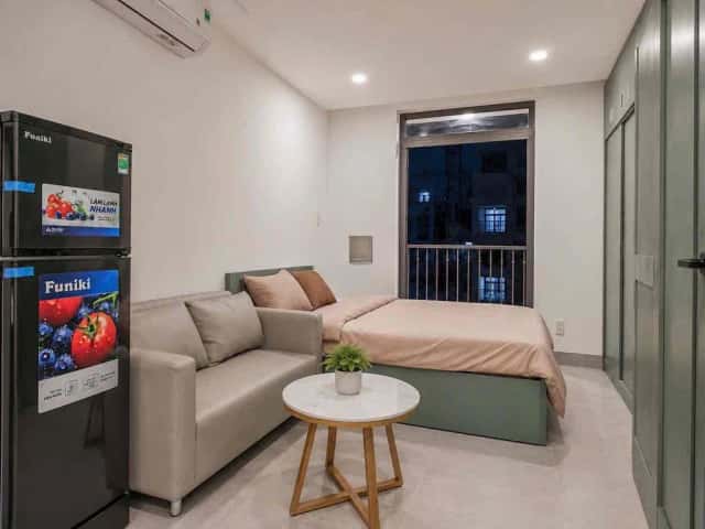 Cho thuê căn hộ chung cư Nguyễn Văn Đậu Bình Thạnh, TP.HCM – 1 phòng ngủ, giá 8.5 triệu