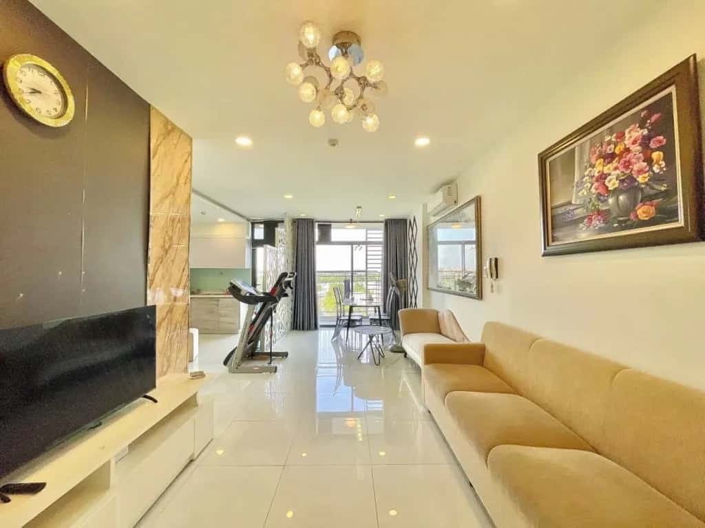 Cho thuê căn hộ chung cư Đường Nguyễn Tất Thành Quận 4, TP.HCM – 2 phòng ngủ, giá 15 triệu