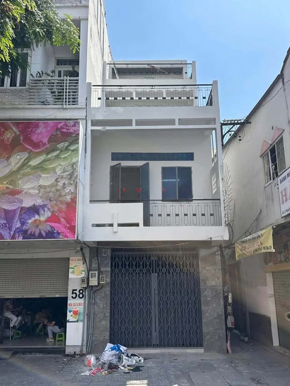 Cho thuê nhà mặt tiền Nguyễn Biểu Quận 5, TP.HCM – 8 phòng ngủ, giá 55 triệu