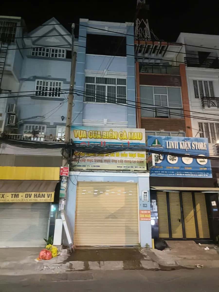 Cho thuê nhà mặt tiền Thăng Long Tân Bình, TP.HCM – 4 phòng ngủ, giá 38 triệu