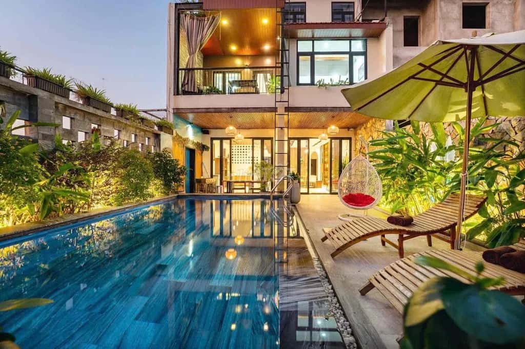 Cho thuê nhà hẻm Khúc Thừa Dụ Hội An, Quảng Nam – 7 phòng ngủ, giá 48 triệu