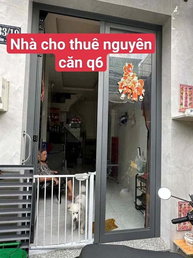 Cho thuê nhà hẻm Đường Bãi Sậy Quận 6, TP.HCM – 2 phòng ngủ, giá 7 triệu