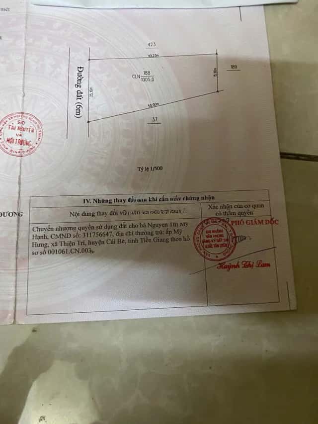 Bán đất Huyện Bắc Tân Uyên, Ho Chi Minh – giá 5 tỷ