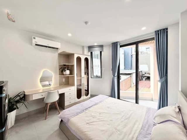 Cho thuê căn hộ dịch vụ Đường Thích Quảng Đức Quận Phú Nhuận, TP.HCM – 1 phòng ngủ, giá 5.6 triệu