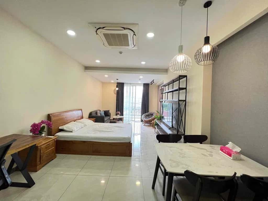 Cho thuê căn hộ chung cư Hồng Hà Quận Phú Nhuận, TP.HCM – 1 phòng ngủ, giá 14 triệu