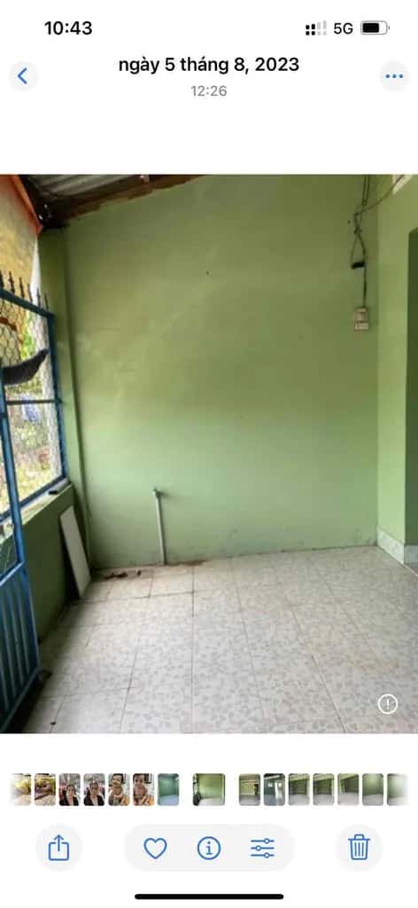 Cho thuê nhà hẻm Đường Đoàn Thị Nghiệp Thành phố Mỹ Tho, Đồng Tháp – 2 phòng ngủ, giá 2.1 triệu
