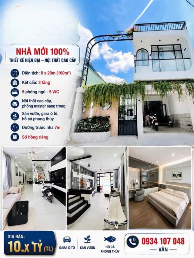 Bán nhà hẻm Đường Tô Ký Hóc Môn, TP.HCM – 5 phòng ngủ, giá 9 tỷ