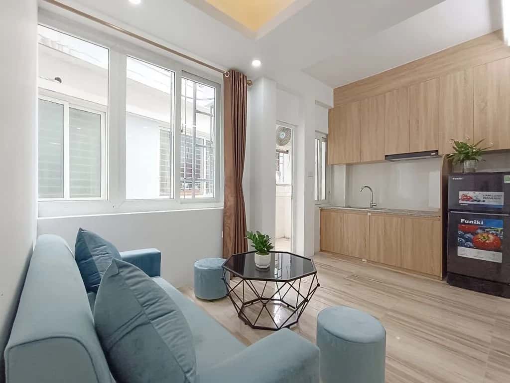 Cho thuê căn hộ dịch vụ Trường Chinh Thanh Xuân, Hà Nội – 1 phòng ngủ, giá 5.8 triệu