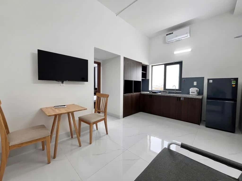 Cho thuê căn hộ dịch vụ Đường Lê Quảng Chí Hòa Xuân, Đà Nẵng – 1 phòng ngủ, giá 6 triệu