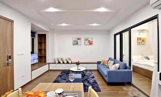 Cho thuê căn hộ dịch vụ Ngõ 479 Âu Cơ Tây Hồ, Hà Nội – 1 phòng ngủ, giá 10.5 triệu