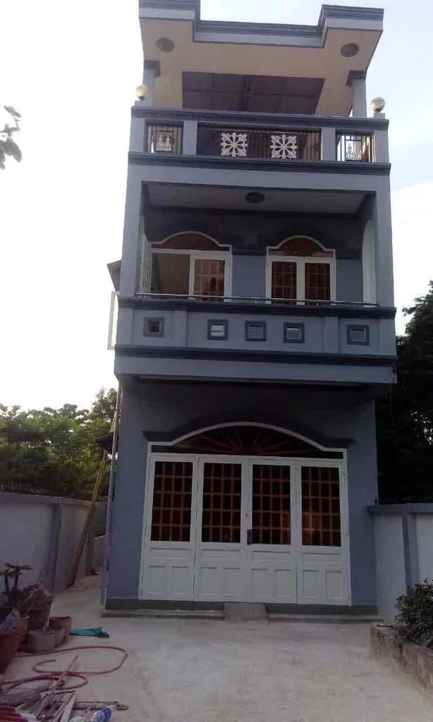 Cho thuê nhà mặt tiền Bến Than Huyện Củ Chi, TP.HCM – 4 phòng ngủ, giá 12 triệu