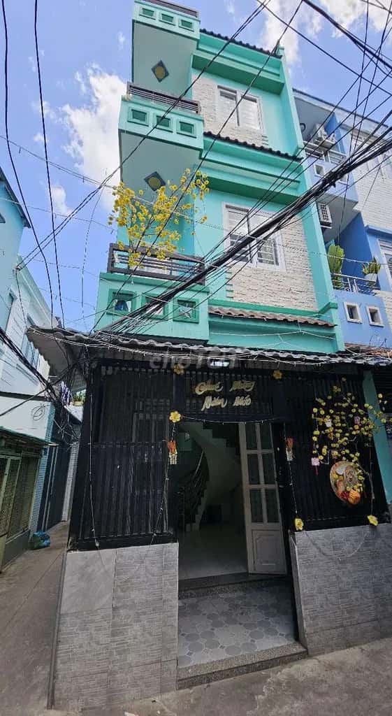 Cho thuê nhà hẻm Đường Nguyễn Duy Quận 8, TP.HCM – 3 phòng ngủ, giá 10 triệu