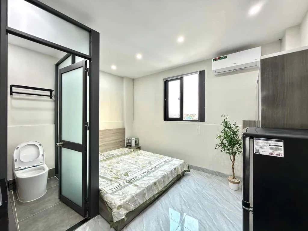 Cho thuê căn hộ dịch vụ Đường Số 9 Gò Vấp, TP.HCM – 1 phòng ngủ, giá 4.3 triệu