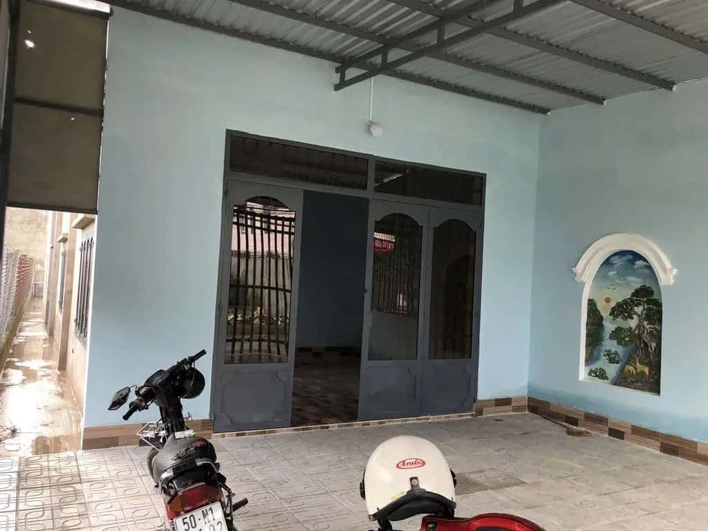 Cho thuê nhà mặt tiền Ấp Bình Tiền 1 Đức Hòa, Tây Ninh – 2 phòng ngủ, giá 5 triệu