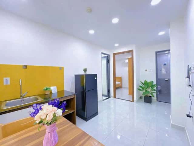 Cho thuê căn hộ dịch vụ Nguyễn Văn Đậu Bình Thạnh, TP.HCM – 2 phòng ngủ, giá 10 triệu