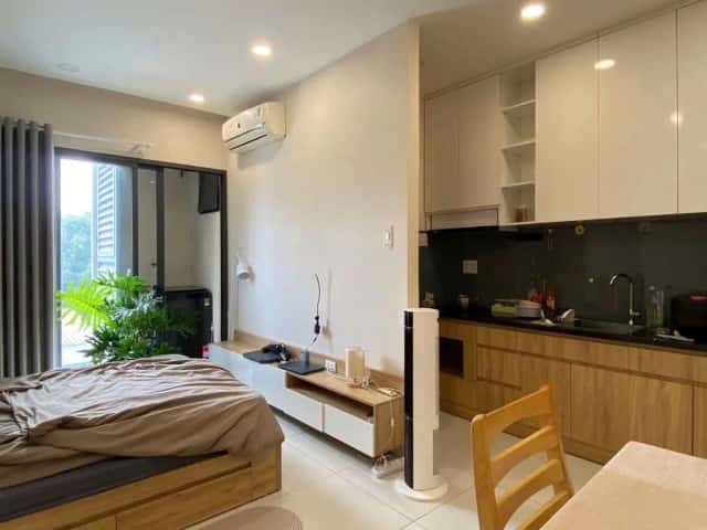 Cho thuê căn hộ dịch vụ Phan Văn Đáng Quận 2 cũ, TP. Thủ Đức – 1 phòng ngủ, giá 5.1 triệu