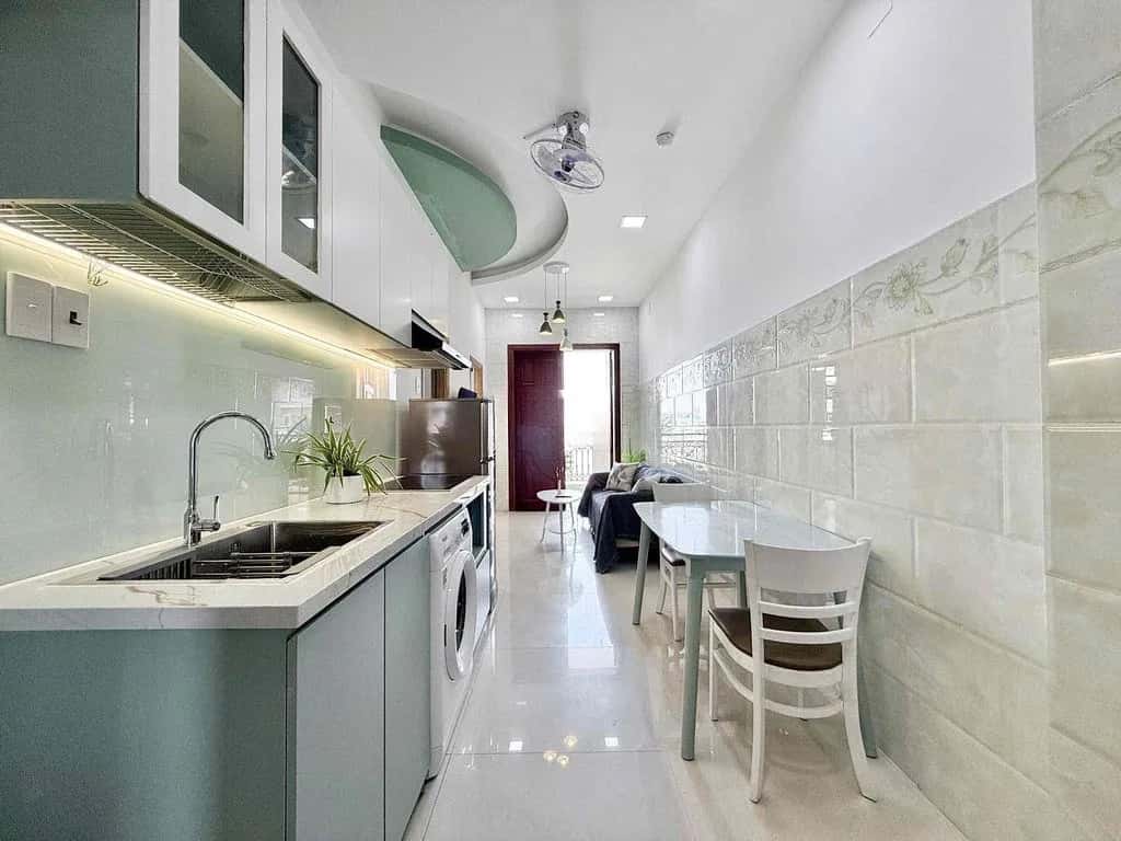 Cho thuê căn hộ dịch vụ Đường Hậu Giang Quận 6, TP.HCM – 2 phòng ngủ, giá 9.5 triệu