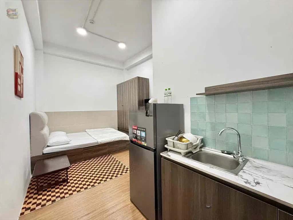 Cho thuê căn hộ dịch vụ Đường Âu Cơ Tân Bình, TP.HCM – 1 phòng ngủ, giá 4.3 triệu
