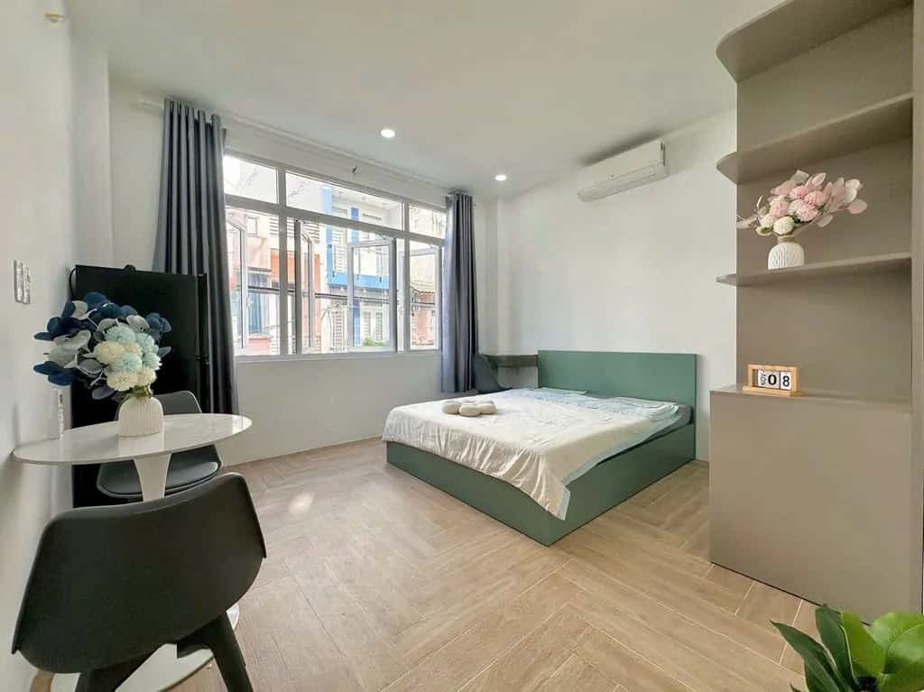 Cho thuê căn hộ dịch vụ Đường Bà Hom Quận 6, TP.HCM – 1 phòng ngủ, giá 5 triệu