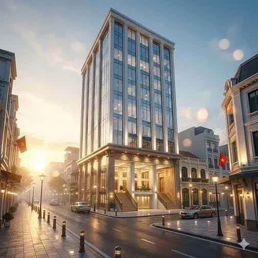 Cho thuê nhà mặt tiền Trung Hòa Cầu Giấy, Hà Nội – giá 212 triệu