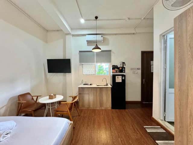 Cho thuê căn hộ dịch vụ Hậu Giang Tân Bình, TP.HCM – 1 phòng ngủ, giá 7 triệu