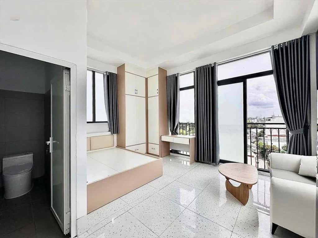 Cho thuê căn hộ dịch vụ Kênh Nước Đen Bình Tân, TP.HCM – 1 phòng ngủ, giá 5.8 triệu