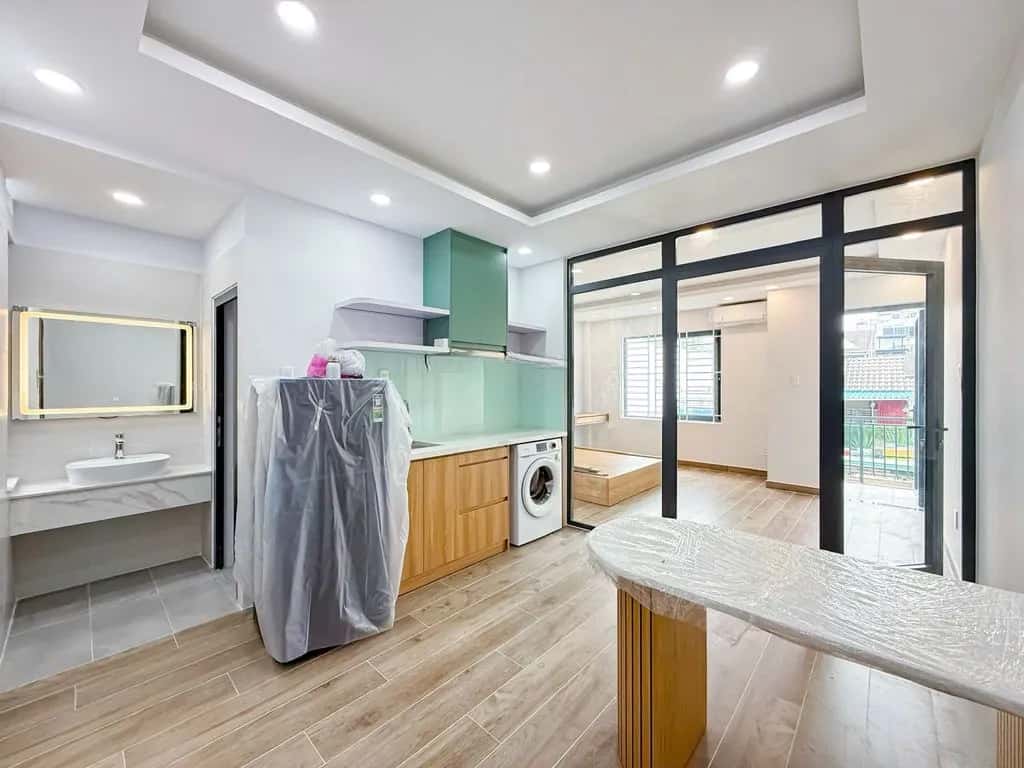 Cho thuê căn hộ dịch vụ Đường số 9 Quận 7, TP.HCM – 1 phòng ngủ, giá 10 triệu