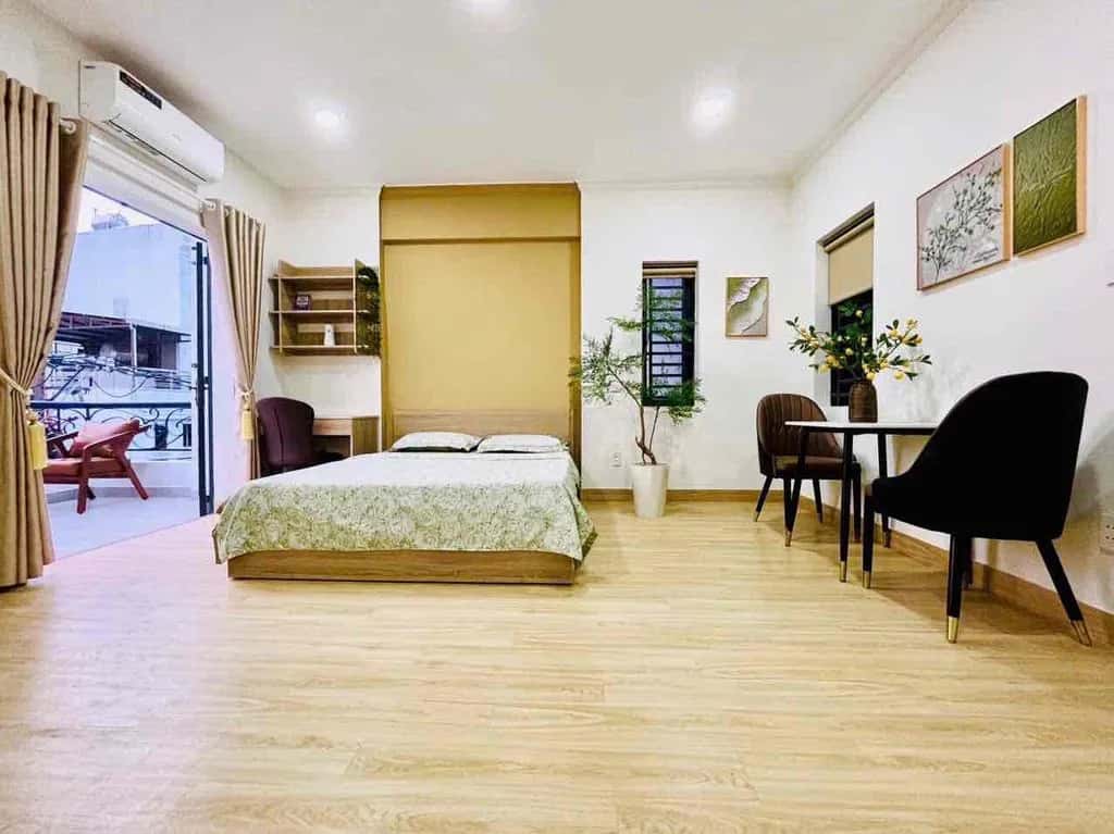 Cho thuê căn hộ chung cư Lê Quang Định Quận Bình Thạnh, TP.HCM – 1 phòng ngủ, giá 10.5 triệu