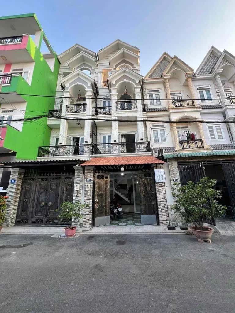 Cho thuê nhà mặt tiền Thạnh Xuân Quận 12, TP.HCM – 4 phòng ngủ, giá 12 triệu