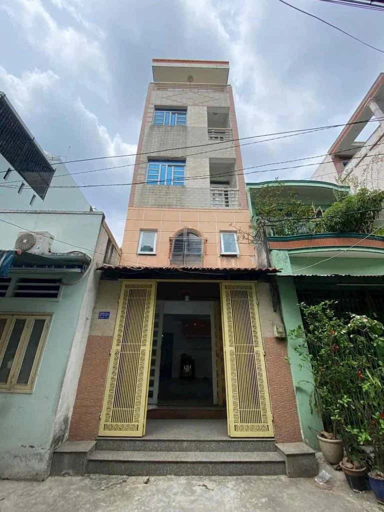 Cho thuê nhà hẻm Đường Bình Tiên Quận 6, TP.HCM – 4 phòng ngủ, giá 12 triệu