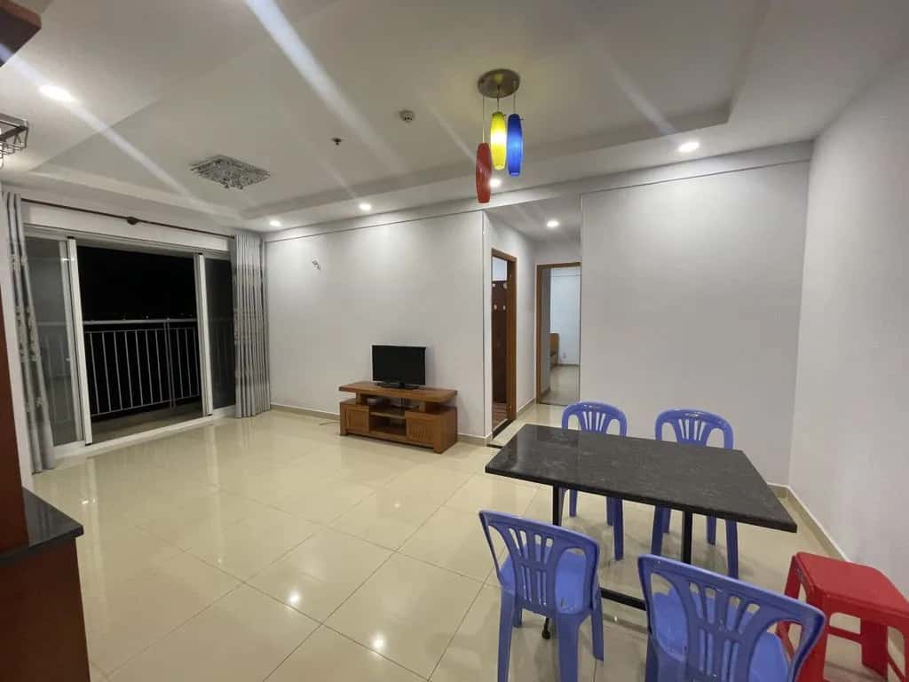 Cho thuê căn hộ chung cư ấp 2 Huyện Nhà Bè, TP.HCM – 2 phòng ngủ, giá 9 triệu