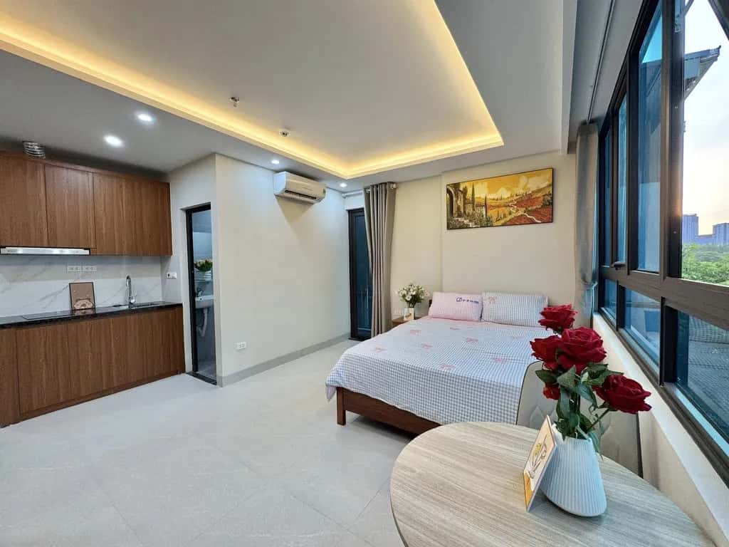 Cho thuê căn hộ dịch vụ Birla Phú Diễn, Hà Nội – 1 phòng ngủ, giá 6 triệu