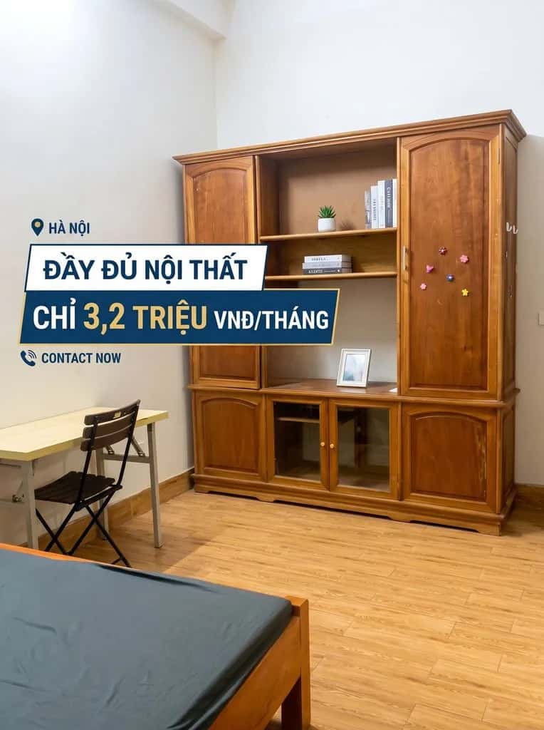 Cho thuê căn hộ chung cư Đường Cầu Diễn Bắc Từ Liêm, Hà Nội – giá 3.2 triệu
