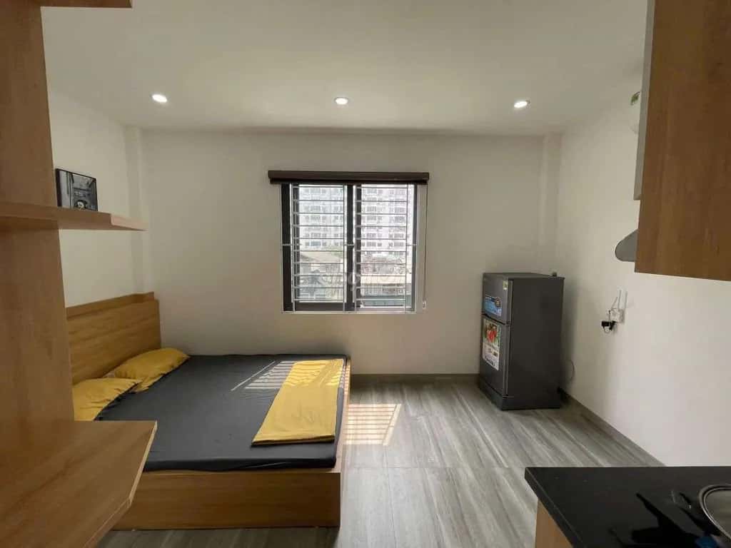 Cho thuê căn hộ dịch vụ Phạm Ngọc Thạch Đống Đa, Hà Nội – 1 phòng ngủ, giá 4.8 triệu