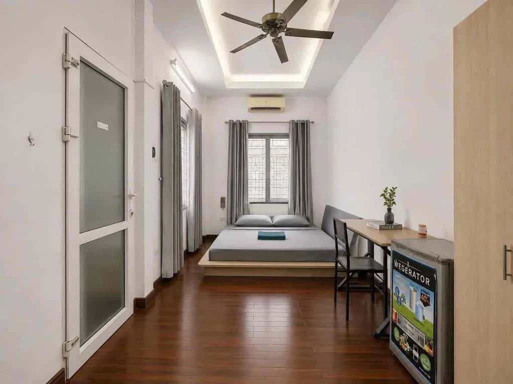 Cho thuê căn hộ chung cư Đường Nghi Tàm Hồng Hà, Hà Nội – 1 phòng ngủ, giá 4 triệu