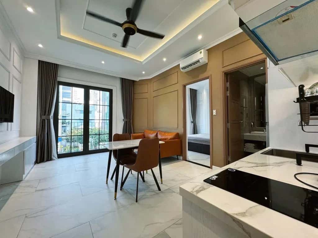 Cho thuê căn hộ chung cư Phạm Viết Chánh Quận Bình Thạnh, TP.HCM – 1 phòng ngủ, giá 10 triệu