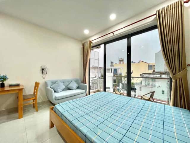 Cho thuê căn hộ dịch vụ Đường Phan Đăng Lưu Quận Phú Nhuận, TP.HCM – 1 phòng ngủ, giá 7.5 triệu