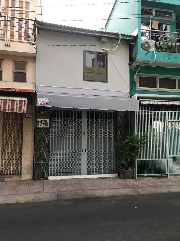 Cho thuê nhà hẻm Nguyễn Thần Hiến Quận 4, TP.HCM – 2 phòng ngủ, giá 12 triệu