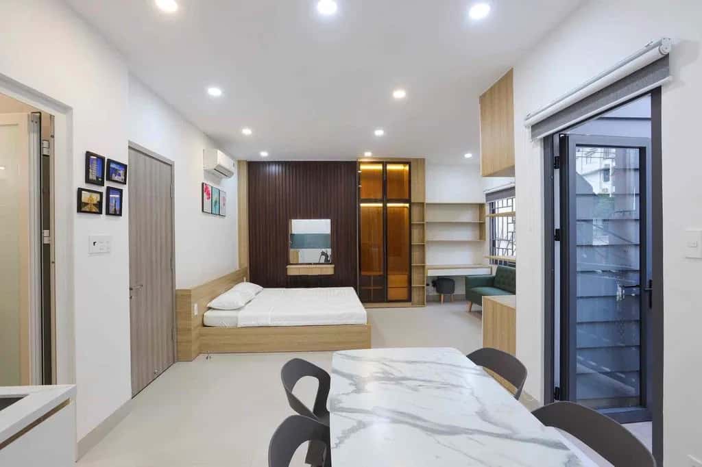 Cho thuê căn hộ dịch vụ Hoàng Diệu Quận Phú Nhuận, TP.HCM – 1 phòng ngủ, giá 10.5 triệu