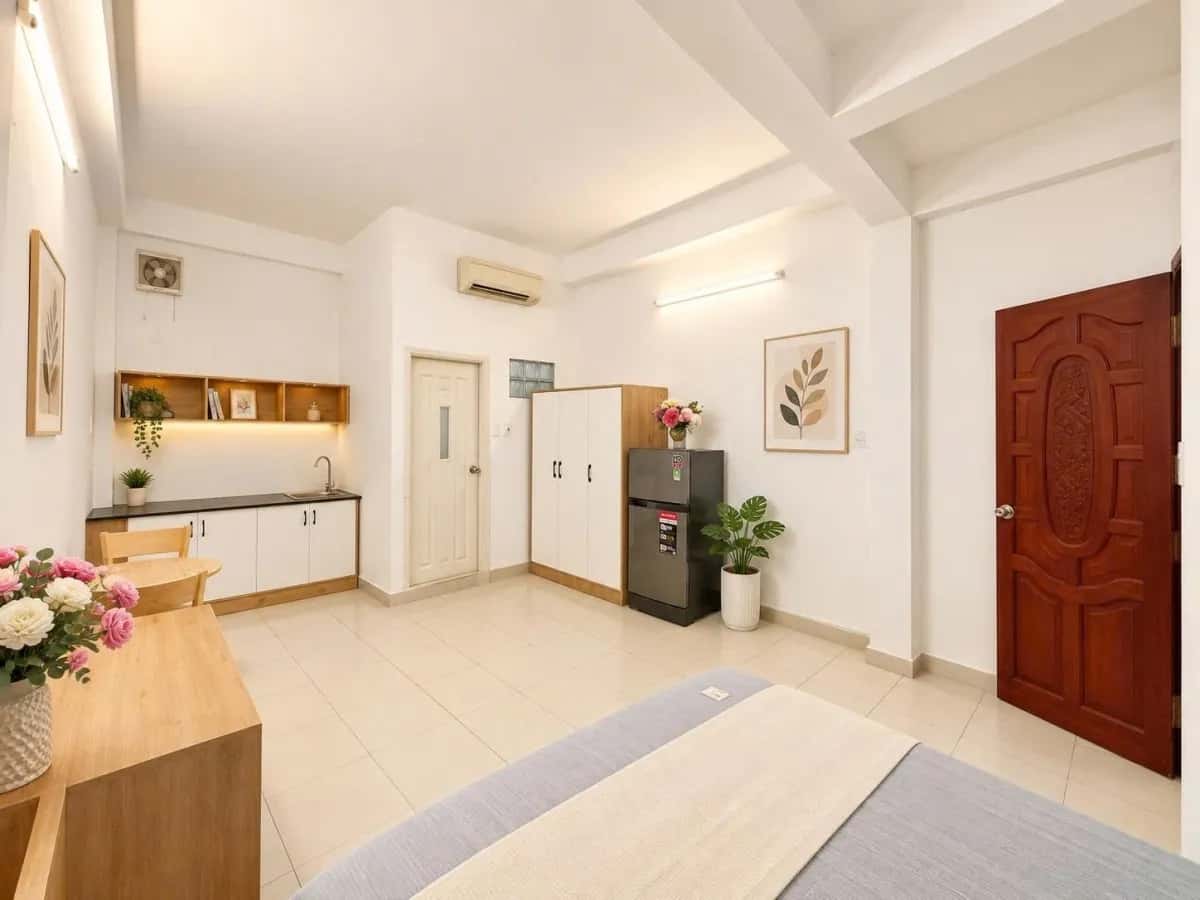 Cho thuê căn hộ chung cư Cách Mạng Tháng Tám Quận 3, TP.HCM – 1 phòng ngủ, giá 5.9 triệu
