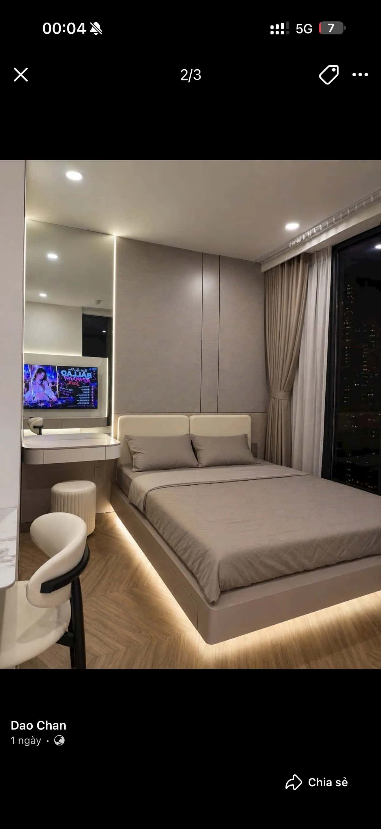 Cho thuê căn hộ chung cư Tay Mo, Ha Noi – 1 phòng ngủ, giá 8 triệu