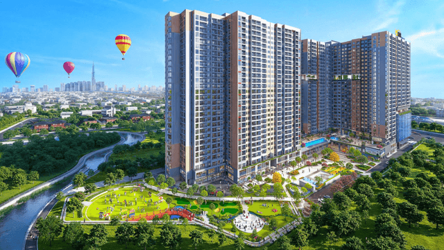 Bán căn hộ chung cư Quốc lộ 13 Thành phố Thuận An, Bình Dương – 2 phòng ngủ, giá 2.3 tỷ