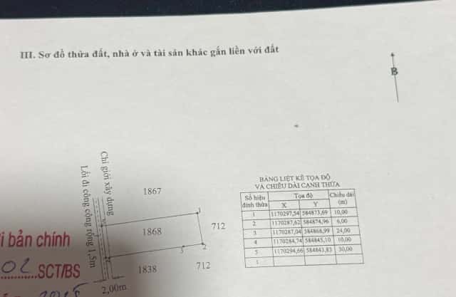 Bán đất DT 830B Huyện Cần Đước, Long An – giá 2.5 tỷ