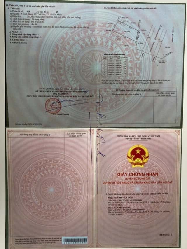 Bán đất Linh Đông Thành phố Thủ Đức, TP.HCM – giá 22.6 tỷ