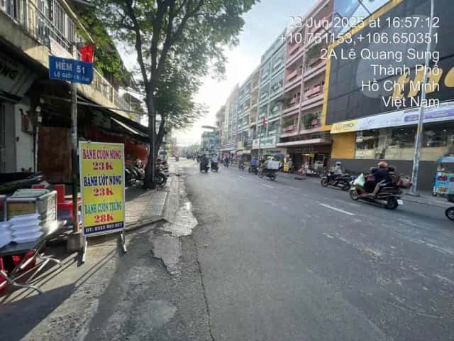 Bán đất Đường Trang Tử Quận 6, TP.HCM – giá 2.8 tỷ