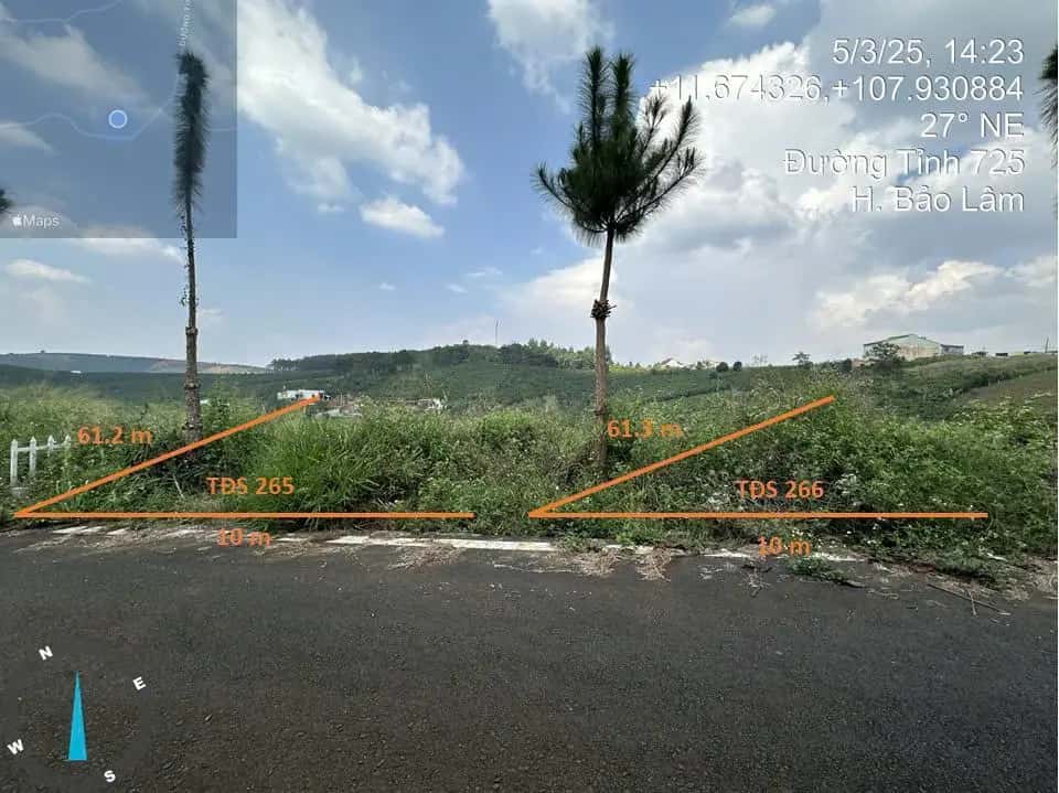 Bán đất Huyện Bảo Lâm, Lâm Đồng – giá 581 triệu