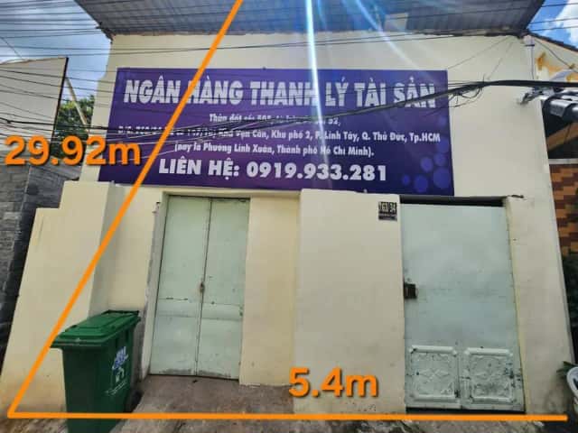 Bán nhà hẻm Đường Kha Vạn Cân Thành phố Thủ Đức, TP.HCM – giá 7.2 tỷ
